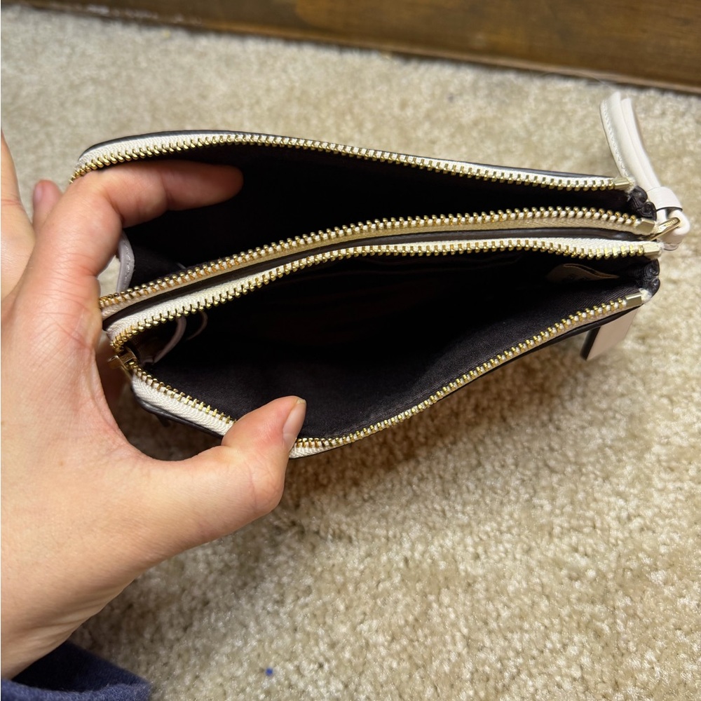Coach Beige Signature Wristlet - Picture 6 of 6